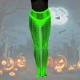 thumbnail image 2 of Aocisk Bas Résille Phosphorescents avec Motif Rayé Lumineux Collants pour Femmes pour Soirée Nocturne Violet Pâle Taille Unique, 2 of 4