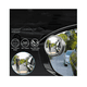 thumbnail image 2 of 2 Pcs Espejo Retrovisor Angulo 360 Grados Coche Punto Plata, 2 of 5