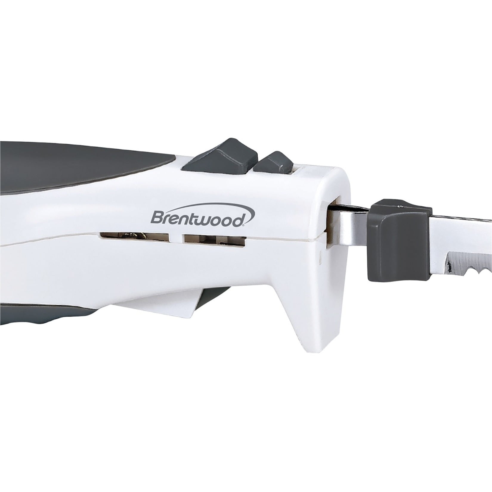 Brentwood TS-1010 7-Inch Electric Carving Knife, White