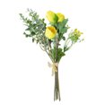 thumbnail image 1 of Ramo de flores artificiales Simulación de banquete de boda Decoración floral Decoración del hogar Flor falsa, Amarillo Inevent HA7253-06B, 1 of 2