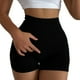 thumbnail image 2 of Gibobby Yoga leggings cortos Pantalones cortos de mujer Pantalones cortos de entrenamiento Pantalones cortos de yoga de cintura alta sin costuras(Negro,G), 2 of 5