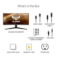 thumbnail image 5 of ASUS TUF VG34VQL1B 34" 3440x1440 UWQHD 1ms 165Hz Curved Desktop Monitor, 5 of 5
