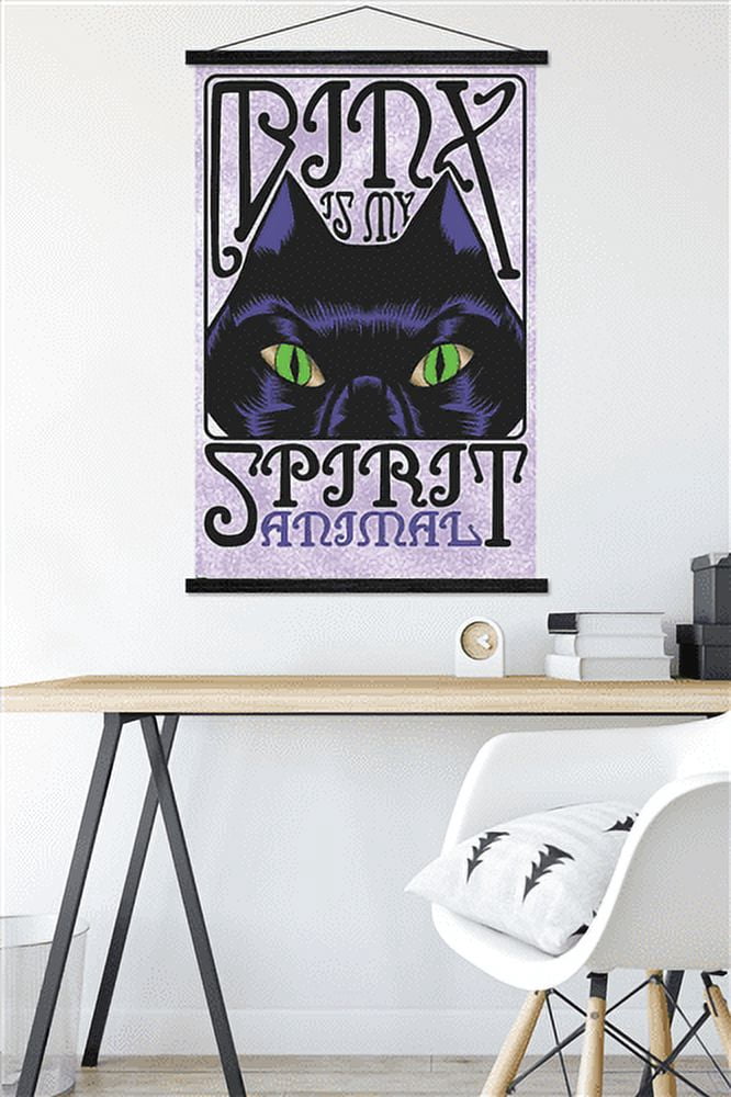 Disney Hocus Pocus - Binx Wall Poster with Magnetic Frame, 22.375" x 34"