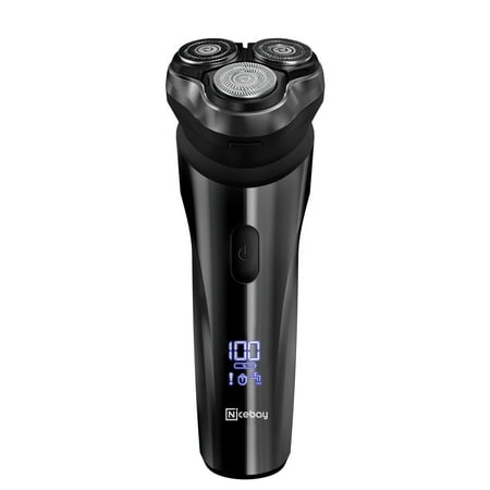 Nicebay Electric Razor, Electric Shavers for Men, Wet/Dry Shaver LED Display/Travel Lock/Type C/Ipx7