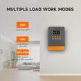 thumbnail image 4 of 25Amp MPPT Charge Controller 12V 24V 36V 48V Auto, 25A Solar Charge Controller Intelligent Regulator w/LCD Display for AGM, Gel, Flooded and Lithium Battery Charging, 4 of 7