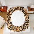 thumbnail image 5 of Castle Fairy Vintage Cheetah Print Full Size Sheets,Abstract Leopard Print Bed Sheets, 5 of 7
