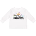 thumbnail image 3 of Inktastic Persian Princess with Crown and Flowers Girls Long Sleeve Toddler T-Shirt, 3 of 5