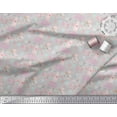 thumbnail image 2 of Soimoi Gray Rayon Fabric Cupcake Party Print Sewing Fabric Yard 56 Inch Wide, 2 of 5