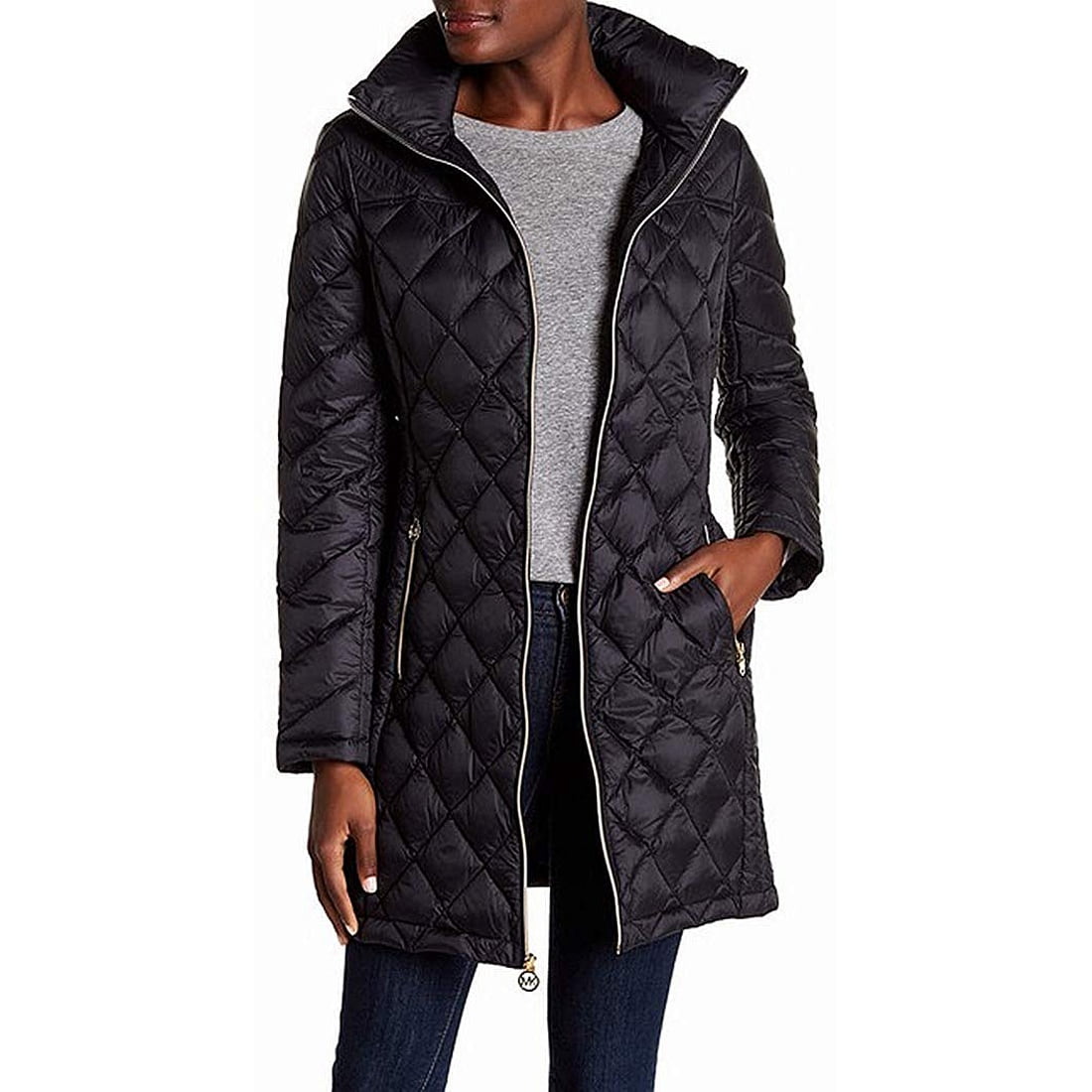 quilted puffer jacket michael kors