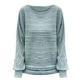 thumbnail image 4 of yunLCZ Womens Long Sleeve Shirts Women's Sweaters Off The Shoulder 2024 Fall Batwing Casual Loose Fashion Sweater Pullovers Womens Long Sleeve Shirts, 4 of 4