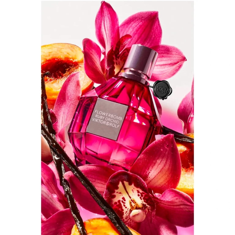 Viktor & Rolf Flowerbomb Ruby Orchid EDP Spray, 3.4 oz, Floral