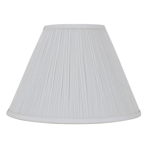 White Softpleat Shade