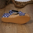 thumbnail image 6 of Pntutb Shoes Womens Shoes Flower Wedges Casual Slope Heel Sandals Comfortable Slippers, 6 of 6