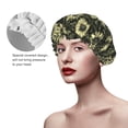 thumbnail image 2 of Gaeub Sunflowers Shower Caps for Women Men,Double Waterproof Layers Bathing Hat,Elastic and Reusable Bath Caps, 2 of 7