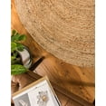 thumbnail image 4 of Avgari Creation Home Jute Braided Rug Round Natural Beige Hand Woven Rugs for Kitchen Living Room Entryway Outdoor Rug Runner Home Decor Carpet Rugs for Living&nbsp;-9x9 Square Feet, 4 of 6