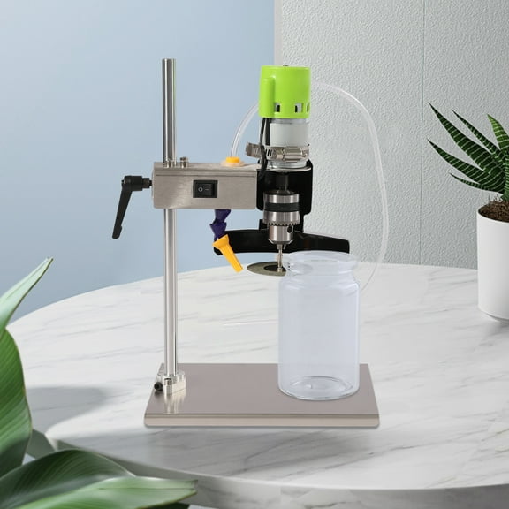 Electric Glass Bottle Cutter, 150W Pure Copper Motor, Adjustable Speed, DIY Glass Cutting Tool for Home Decor, Crafts, and Flower Pots