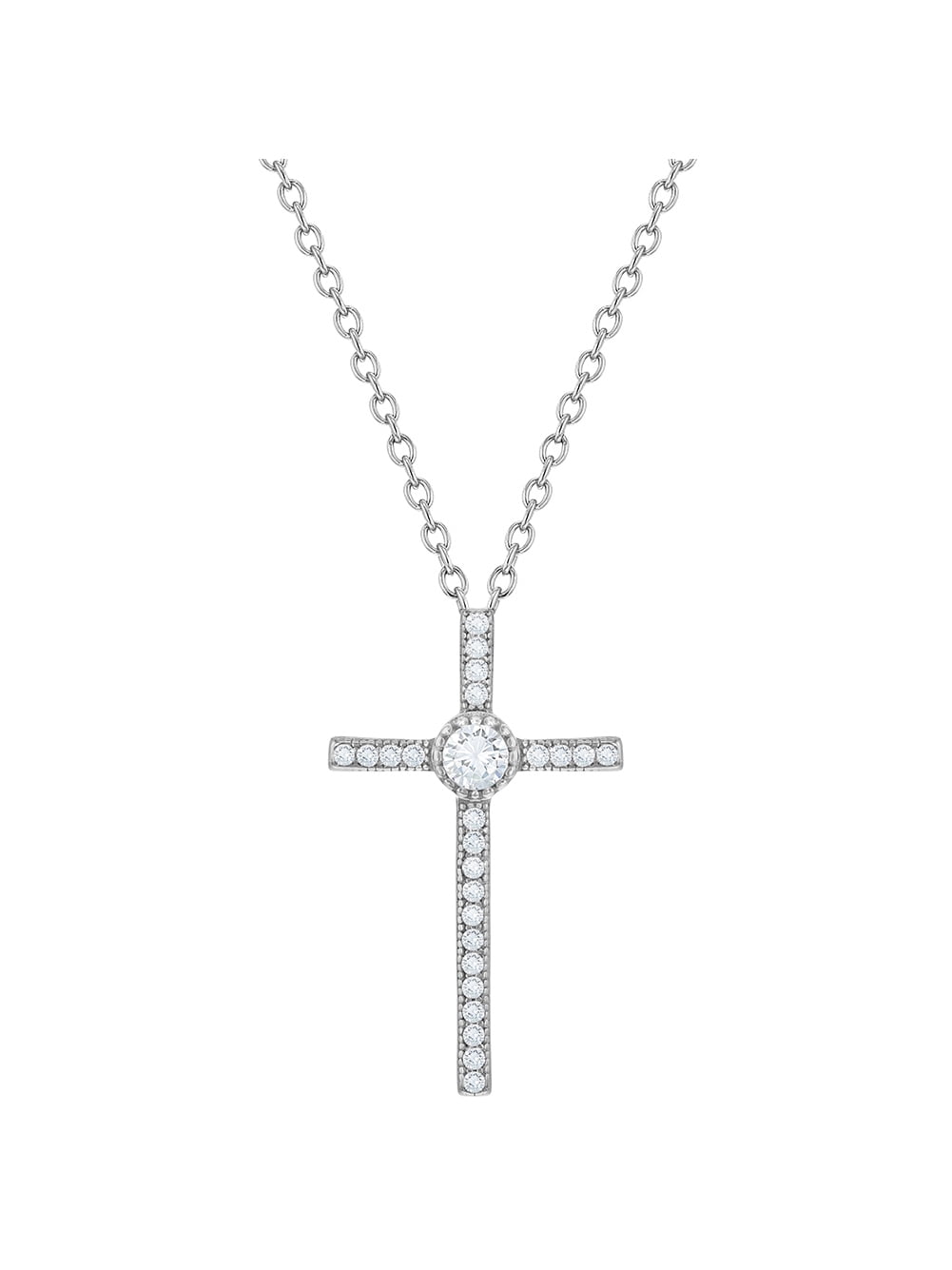 Details about   Love Key 925 Sterling Silver Cross Pendant Necklace Christmas Birthday Gift