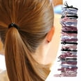 thumbnail image 5 of Siquannn Hair Holder for Braiding Hair 100 Headband Hair Things for Girls 10-12 Hair Bow Ties Long Silk Hair Bands Hair Tie Hair No More Rubber Hair Ties No Hair Elastics for Women's Hair, 5 of 5