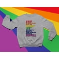 thumbnail image 3 of Pride Hoodie LGBTQ Gifts Gay Equality Rainbow Sweatshirt Hoodies for Women XX-Large Gray, 3 of 5