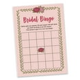 thumbnail image 2 of Inkdotpot Bridal Wedding Shower Bachelorette Party Bulk Blank Square Fill In Gift Ideas 50FloralBingoGameCards, 2 of 7