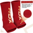 thumbnail image 2 of RDX MMA Ankle Support Brace for Muay Thai, Elasticated Foot Sleeve Guard, Red, M, 2 of 6