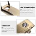 thumbnail image 2 of OULII Unique Door Knocker Zinc Alloy Golden Homeowners 1Pcs, 2 of 5