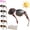 D, variant on UV400 Protection Polarized Fit Over Sunglasses for Men Women, UV400 Protection Floral Frame Wear Over Glasses