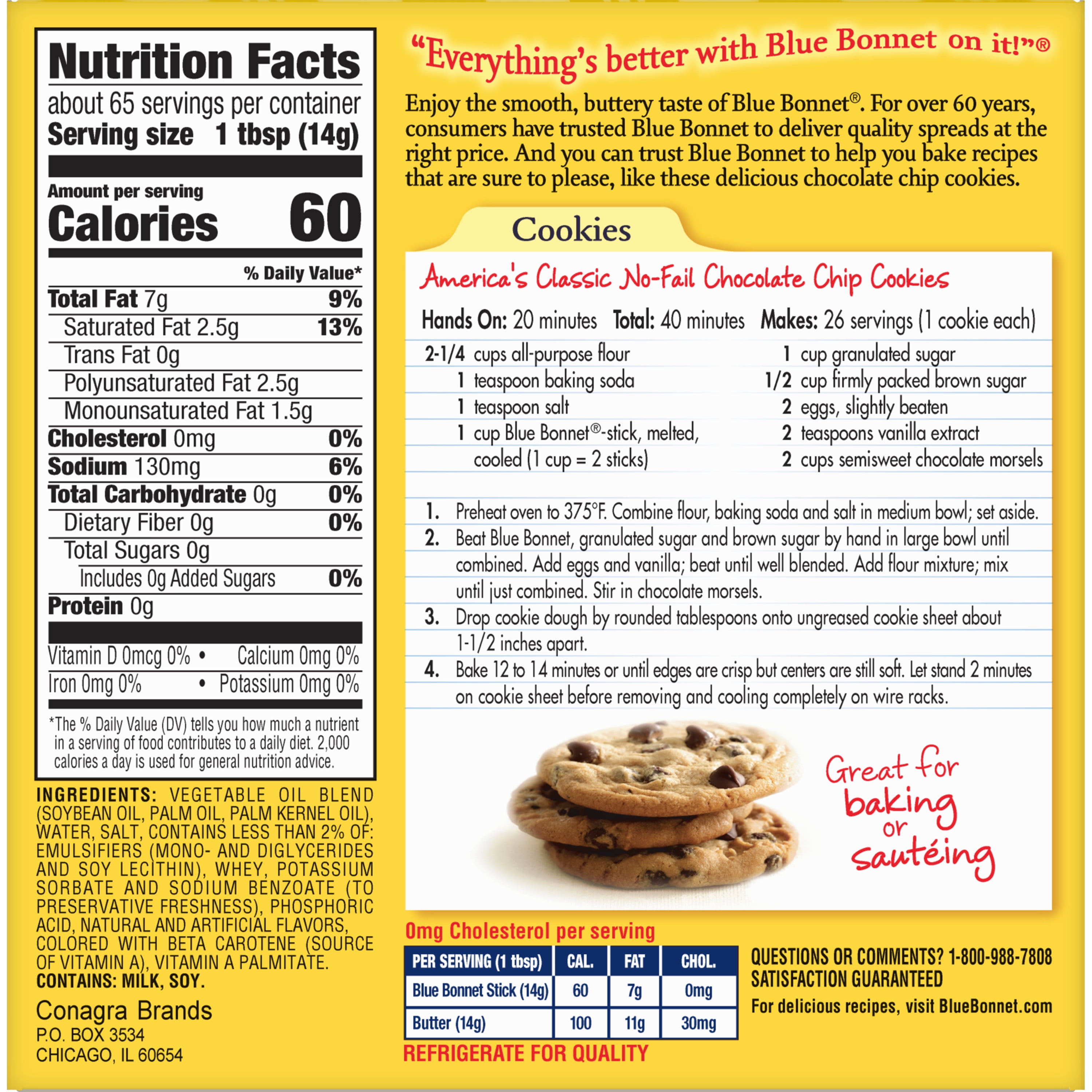 Imperial Margarine Nutrition Facts Bios Pics