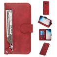 thumbnail image 1 of Estuche de Cuero PU con Cierre para Samsung Galaxy S10 Plus , Funda Protectora con Billetera y Correa, 1 of 6