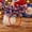 C, variant on Patriotic Red White Blue Headband, Sparkly Tinsel & Star Hair Hoop for 4th of July Parties