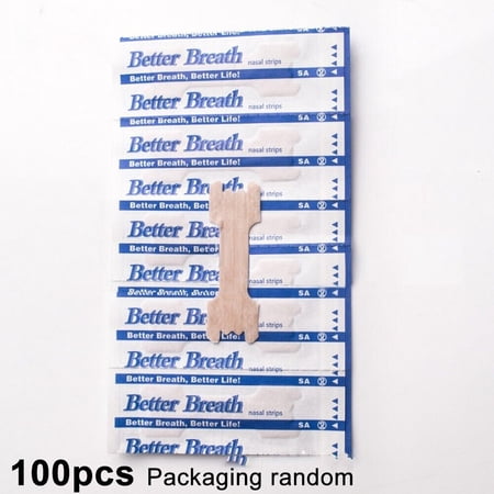 100Pcs Nasal Strips Better Breathe Anti Stop Snoring Health Care Strip Patch