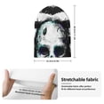 thumbnail image 2 of Lsque Watercolor Skull Pattern Knitted Beanie, Unisex Winter Hat, Knit Hat Winter Beanies Thick Fisherman Beanies Cuffed Plain Skull Caps, 2 of 6
