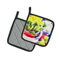 thumbnail image 2 of Carolines Treasures 6123PTHD Flower Pair of Pot Holders , 7.5HX7.5W, multicolor, 2 of 3