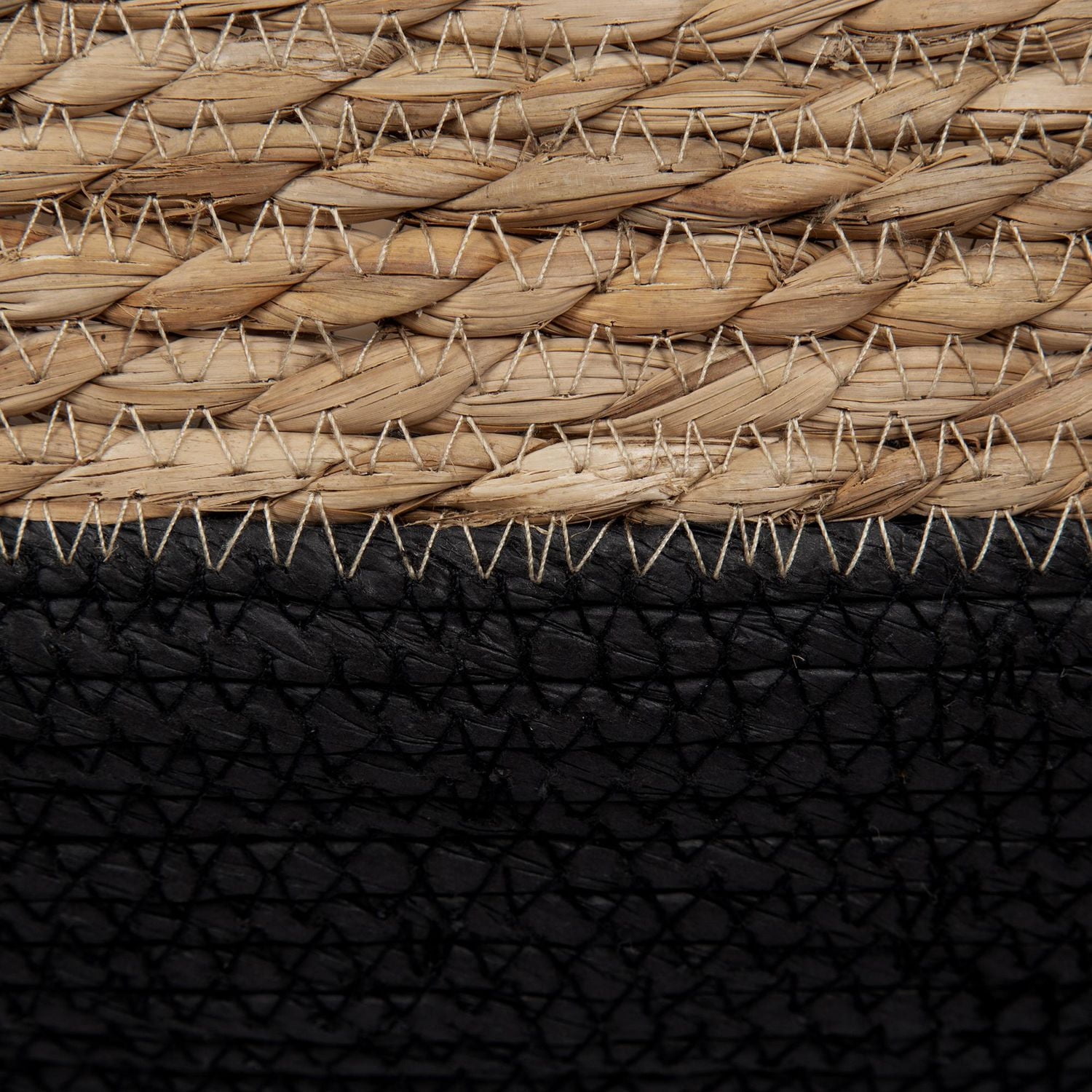 hometrends Chobra Two-Tone Storage Basket with Handles