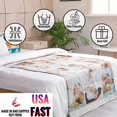 thumbnail image 4 of Custom Photo Throw Blanket Customized Pictures Blanket Personalized Soft Fleece Blanket for Family Wedding Birthday Christmas Valentines Day Gifts for Women Him Her Blankets, 4 of 5