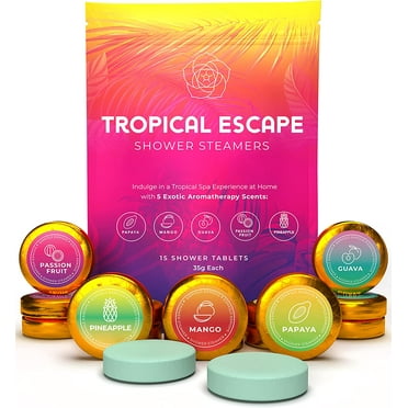 Shower Steamers Aromatherapy Coolest Gifts for Women, 15Pack Beauty & Personal Care Bathroom Essentials - Calm Shower Steamers Bulk Stress Relief Bath Accessories for Women