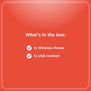 RadioShack Wireless Mouse (3 Buttons, 1000 DPI, Blue)