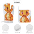 thumbnail image 4 of Cute Dragon Baby Insulated Gloves And Pot Mats (four Piece Set), 4 of 6