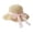 z15-Beige, variant on CAIXIA Crochet Ruffle Straw Hat for Women, Hand Woven Breathable Summer Cap, Lightweight Fashion Beach Outdoor Sun Headwear