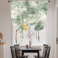 thumbnail image 3 of Sage Green Ombre Tie Up Curtains for Windows, Adjustable Balloon Window Shades, Gradient Abstract Art Vintage Grey Kitchen Window Treatments Farmhouse Short Curtains with Rod Pocket 42"x45", 3 of 8