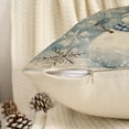 thumbnail image 5 of Dashan Blue Christmas Throw Pillow Covers 18x18 4 PCS Winter Snowman Couch Cushion Pillowcases for Bedroom Home Decor, 5 of 6