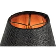 thumbnail image 3 of Home Concept 3x5x4 Granite Grey Burlap Lamp Shade - Clip-on Candelabra Shade, 3 of 4