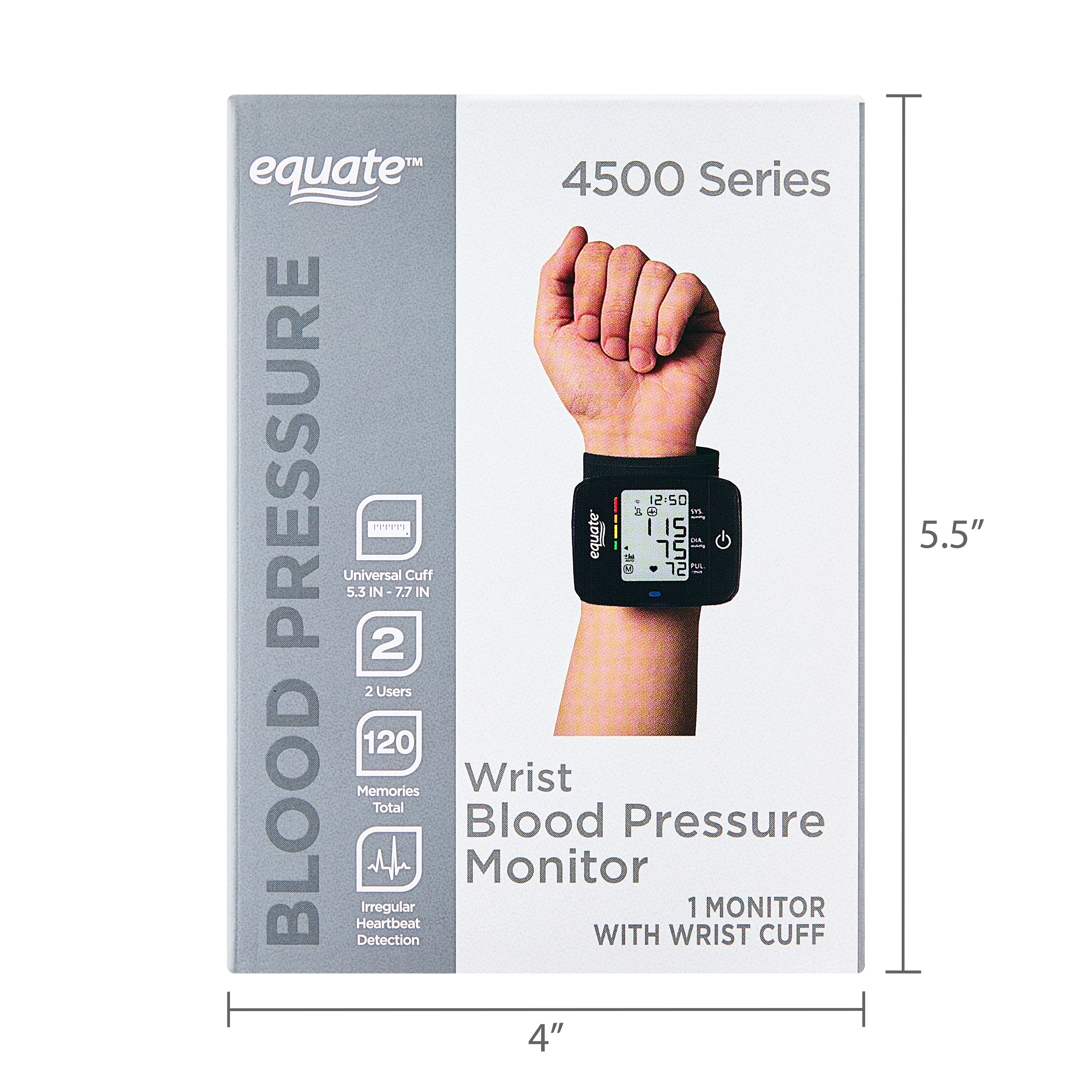 Equate Wrist Blood Pressure Monitor Irregular Heartbeat photo 6