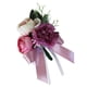thumbnail image 1 of Ramillete de flores Té Rosa Clavel Boutonniere Pin Accesorio de recepción Púrpura rosado Gloria Ramo de Boutonniere de boda, 1 of 7
