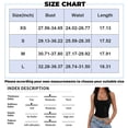 thumbnail image 3 of Women's Fashionable Casual U-Neck Solid Color Tank Top for Everyday Summer and Basic Layering,Khaki,S, 3 of 5