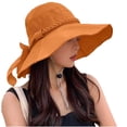 thumbnail image 2 of Shihyeh Women Wide Brim Summer Sun Hat Wired Edge Beach Bucket Fishing Hats Reversible Foldable Travel UV Protection, 2 of 6