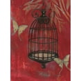 thumbnail image 2 of Wyatt Jr., Norman 15x18 Black Ornate Wood Framed with Double Matting Museum Art Print Titled - Asian Bird Cage I, 2 of 4
