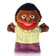 thumbnail image 1 of Marioneta de mano familiar Puppet ZJoey, 30 cm, de peluche para papá, color negro, 1 of 6