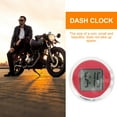 thumbnail image 3 of TEHAUX Horloge de Tableau de Bord Rouge Mini ABS pour Propriétaires de Scooters Lot de 1, 3 of 5