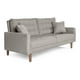 thumbnail image 4 of Sofá Cama De Lino Gris Claro Modelo Encore, 4 of 8